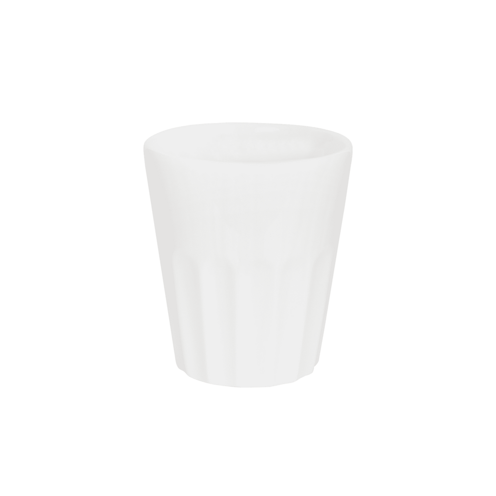 Edles Cappuccino Becher 2er-Set weiß - Mahlwerck Manufaktur