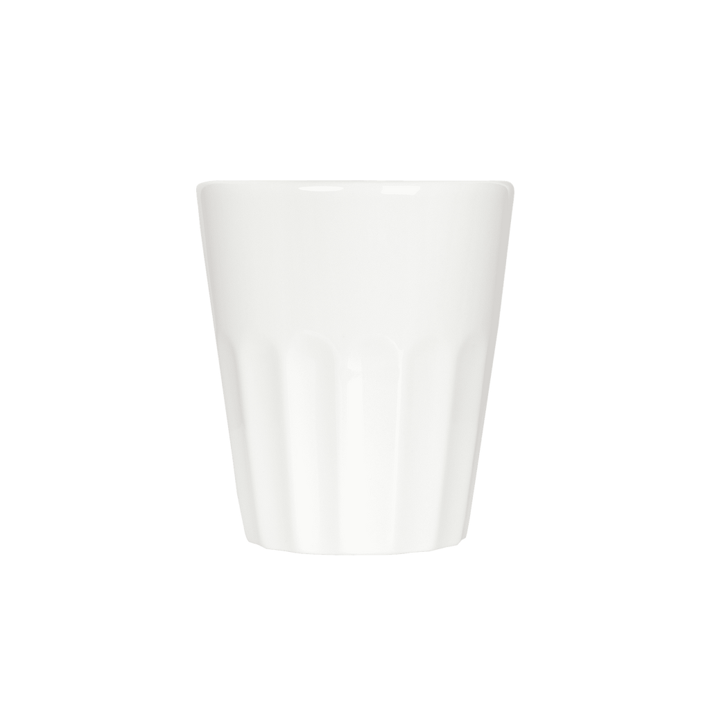 Handverlesenes Cappuccino Becher 2er-Set weiß - Mahlwerck Manufaktur
