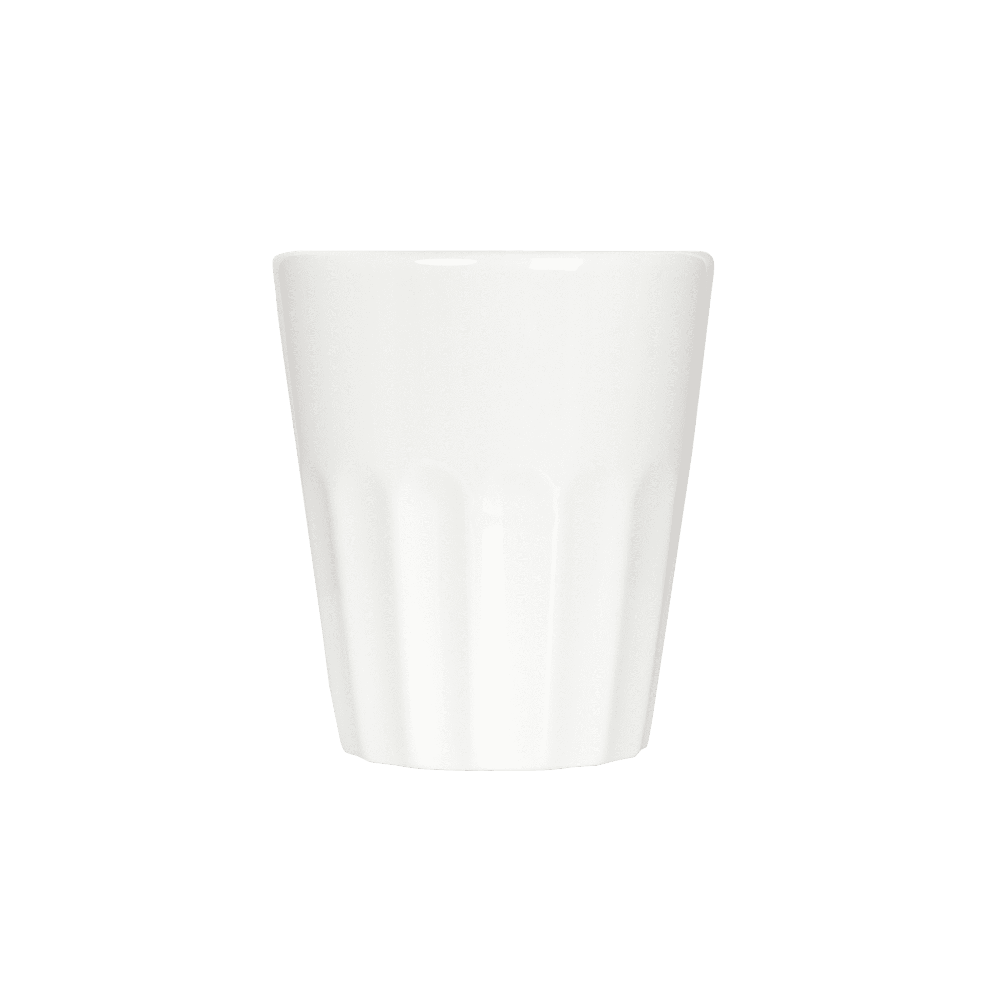 Handverlesenes Cappuccino Becher 2er-Set weiß - Mahlwerck Manufaktur