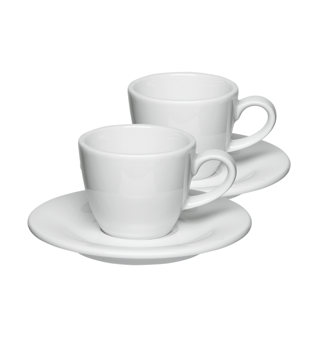 Dickwandige Espresso Tassen Set - Mahlwerck Porzellan