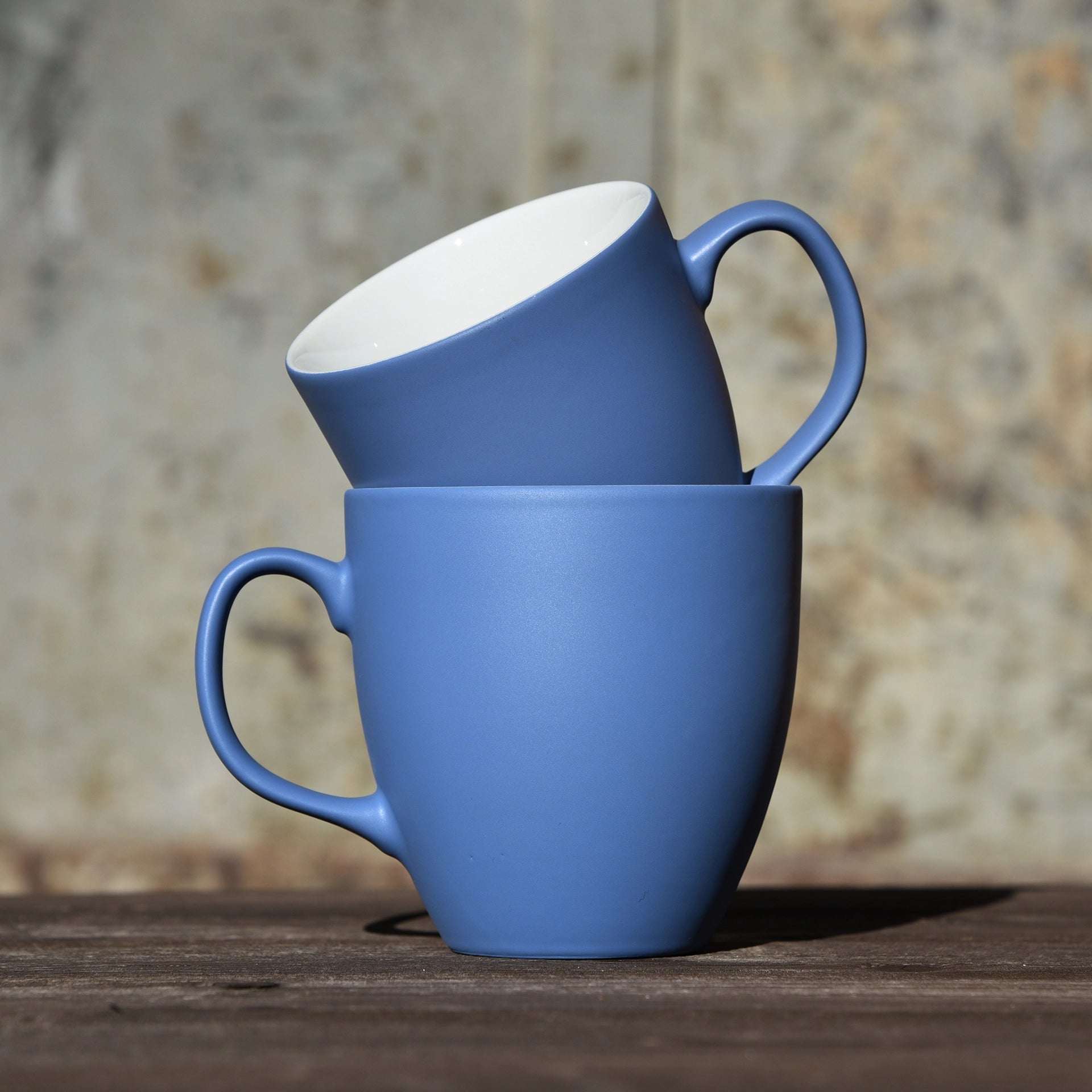 Riesen Kaffeetasse in Blau aus Porzellan 600 ml